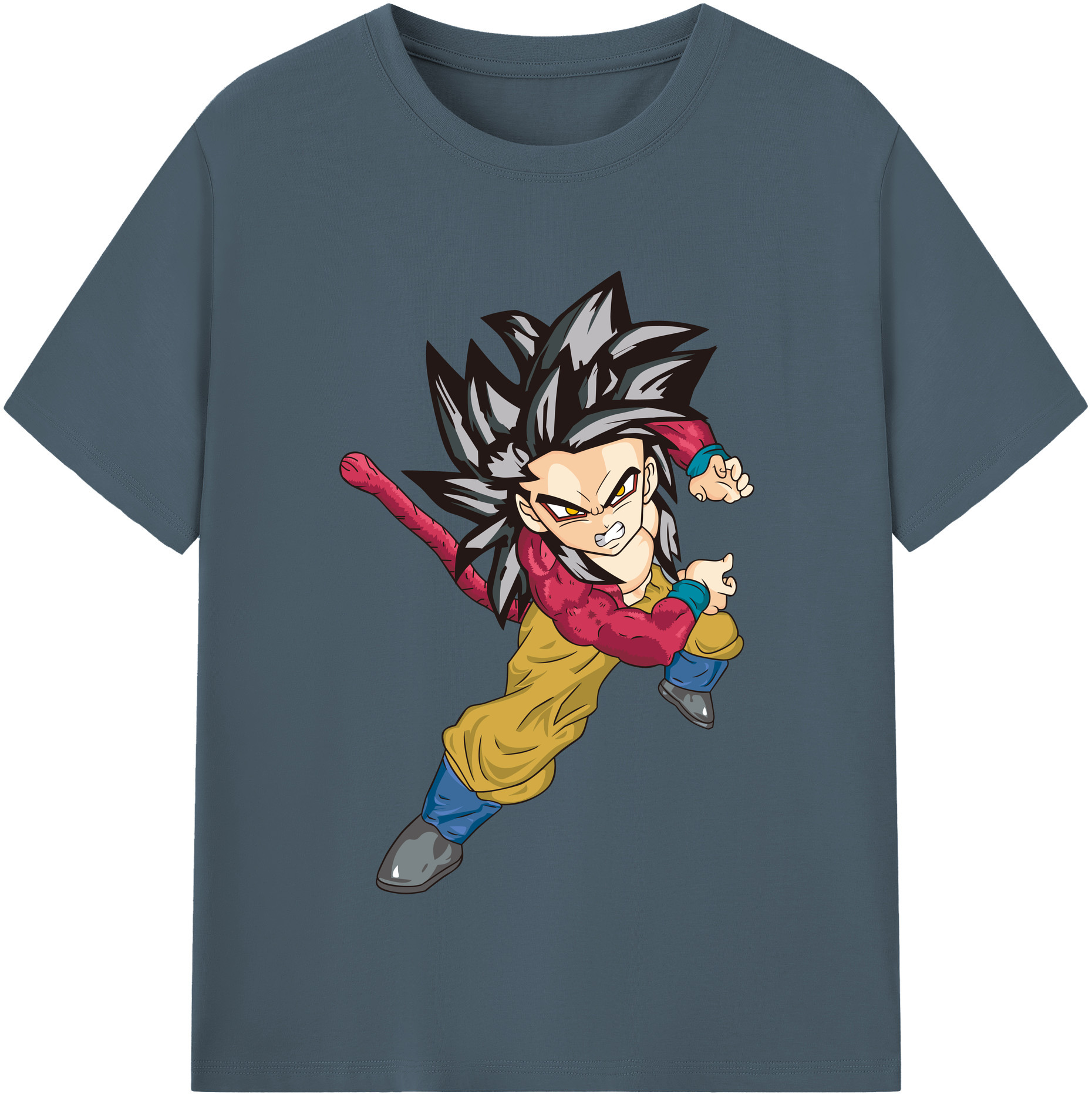 （画像用） ドラゴンボール 孫悟空（そん ごくう）Son Goku カカロット DRAGON BALL Kakarotto 綿100％半袖Tシャツ（フロントプリント）